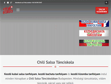 Tablet Screenshot of chilisalsa.hu